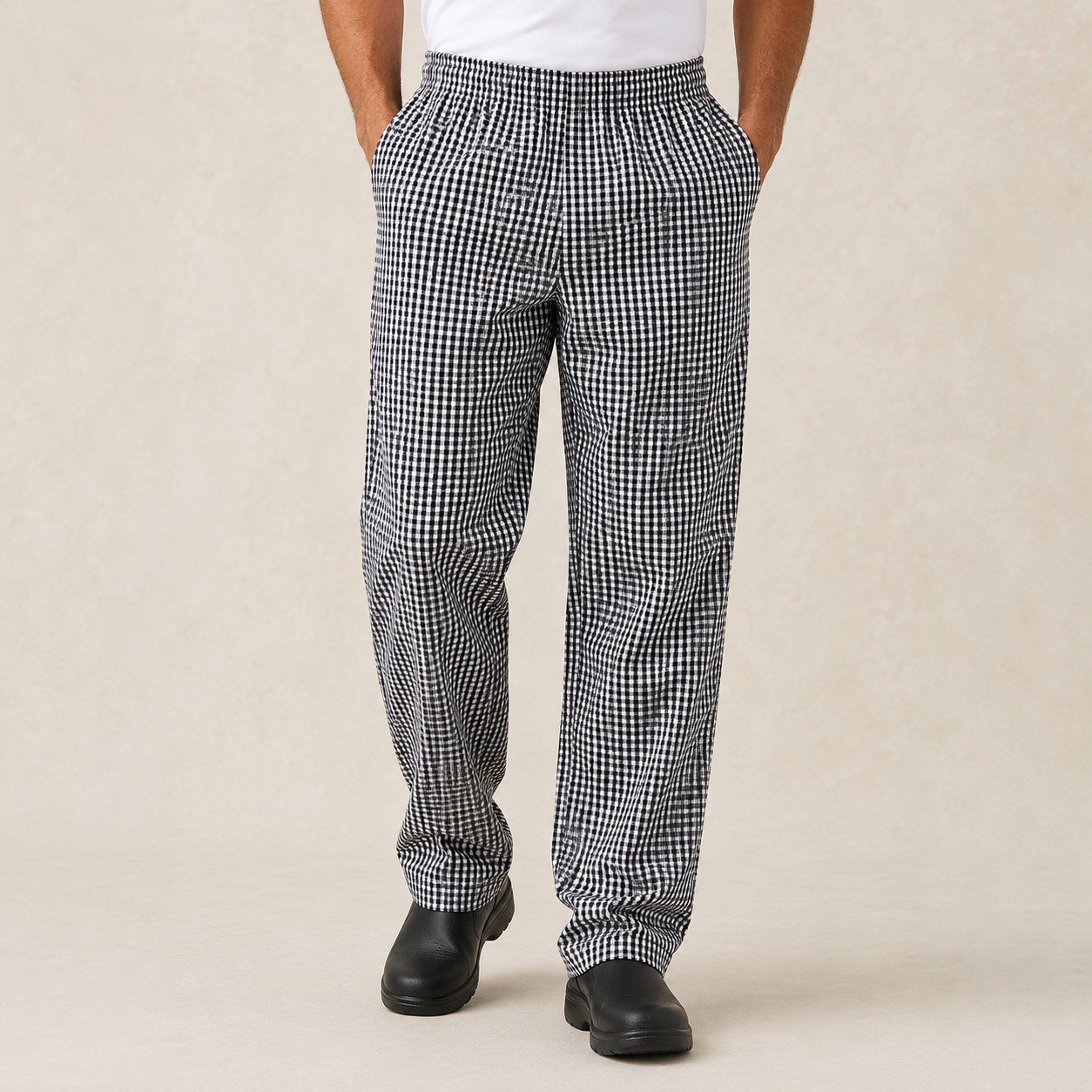 Chef Trouser, Black & White