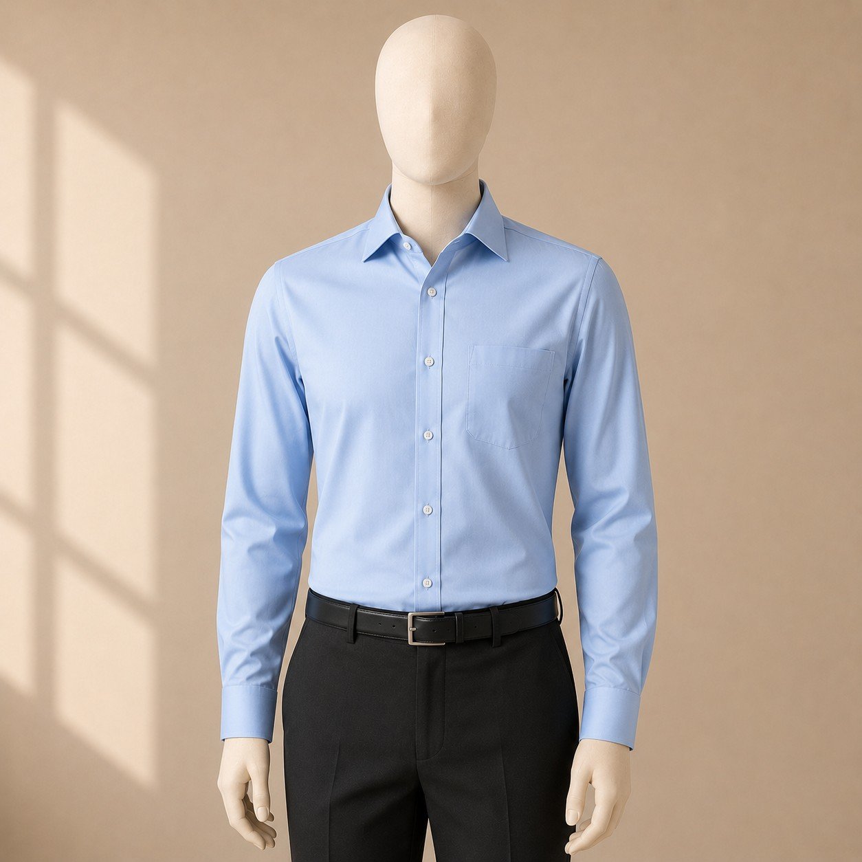 Executive Shirt, Full Sleeve, Sky Blue