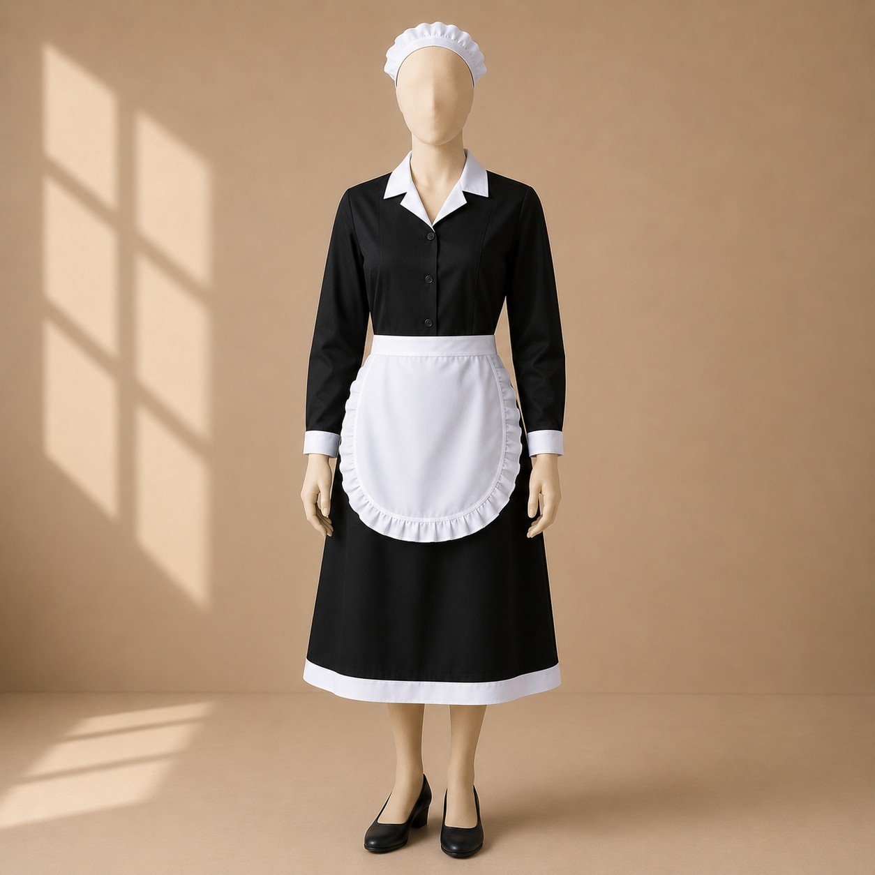 Housemaid Uniform Set, Full Sleeve