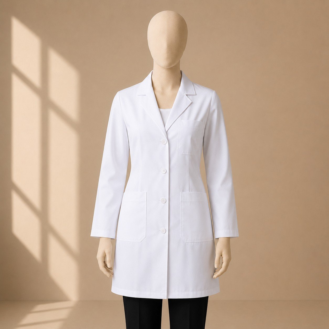 Ladies White Lab Coat, Full Sleeve