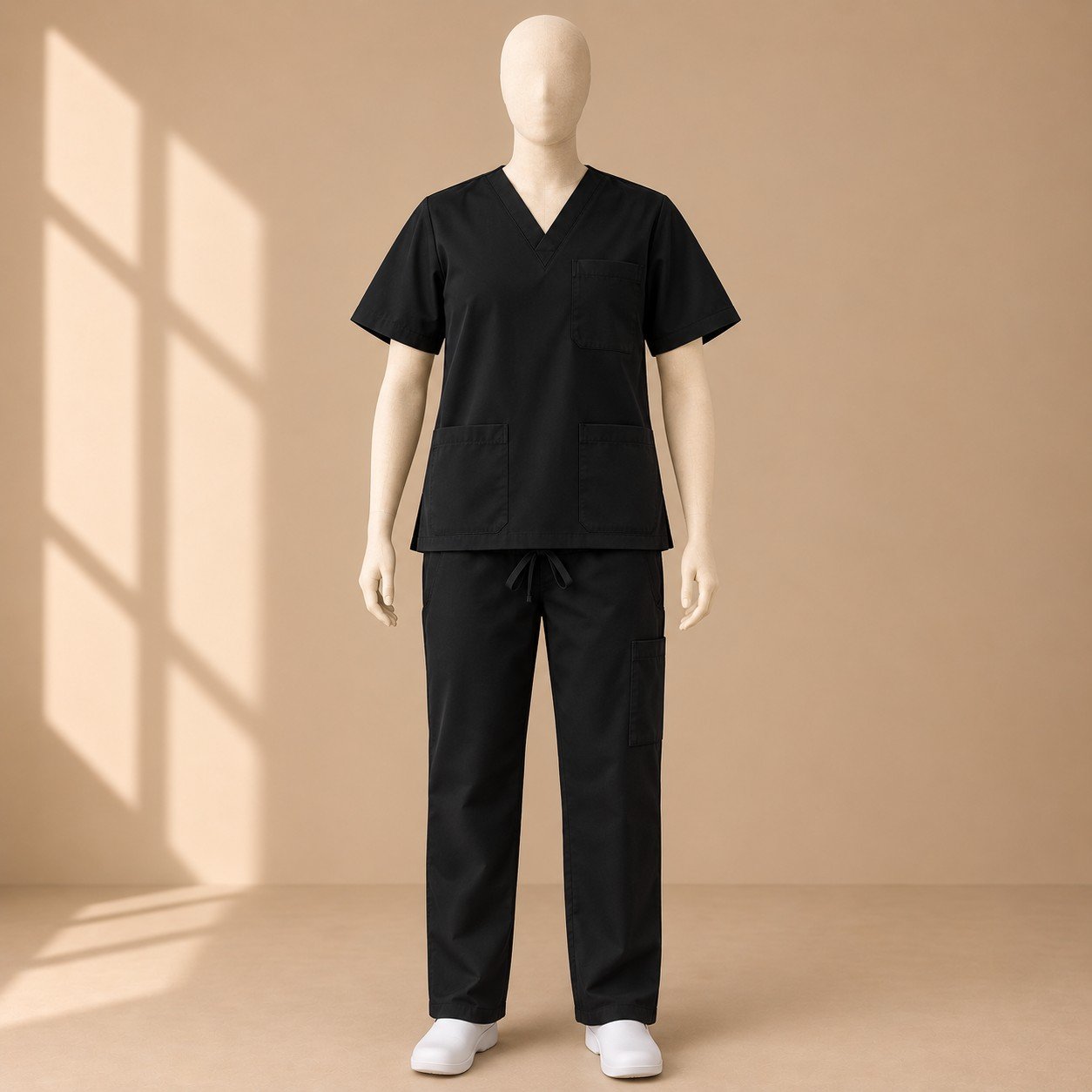 Scrub Set, Unisex, Black