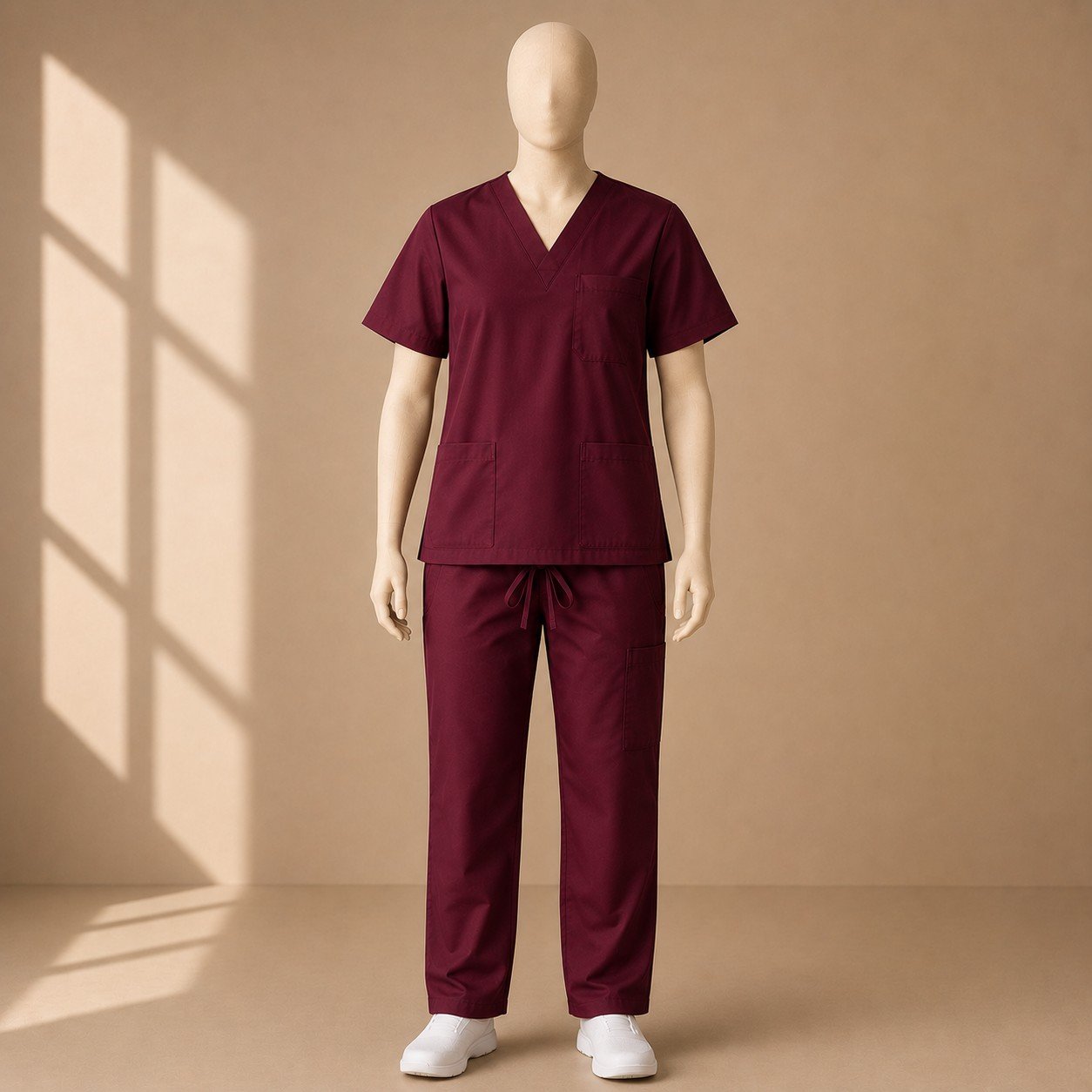 Scrub Set, Unisex, Maroon
