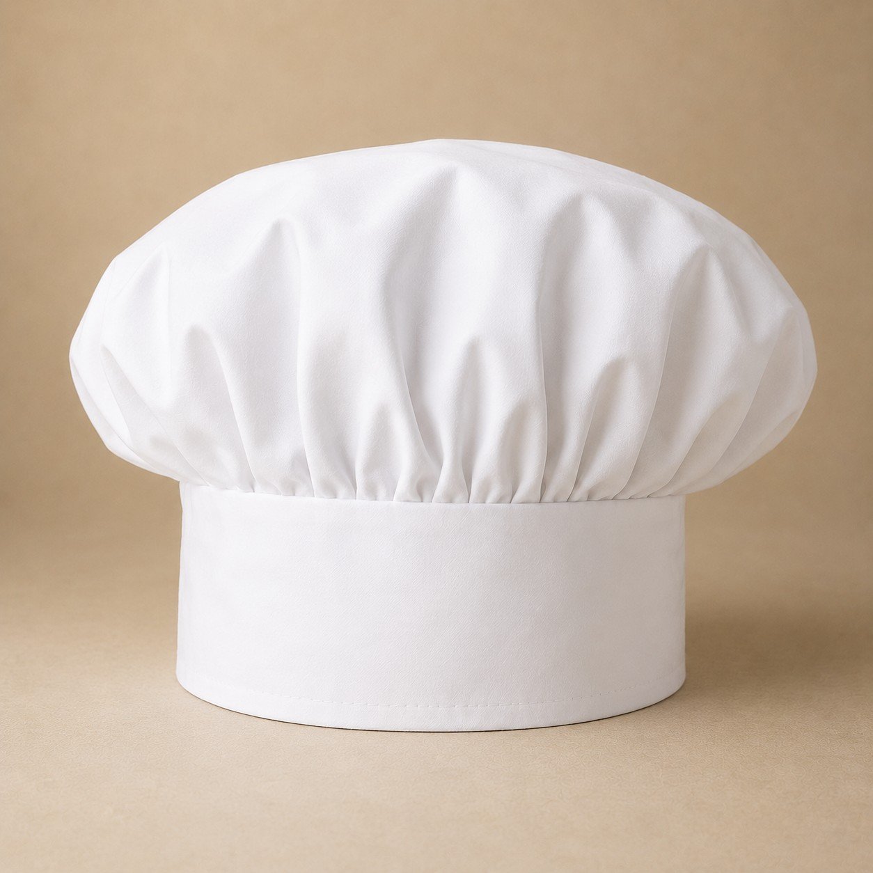 White Mushroom Chef Cap